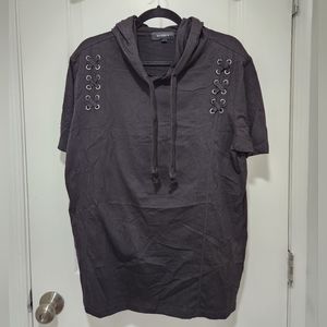 Short Sleeve Shirt W/ Hoodie